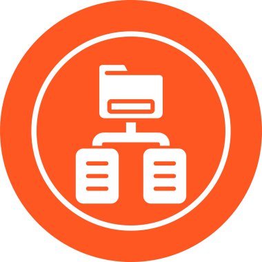 Belge Sınıflandırma Web simgesi vektör illüstrasyonu