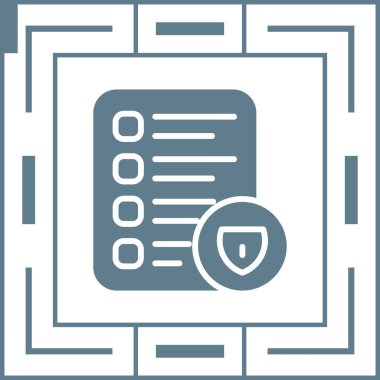 Veri Yönetimi vektör çizgisi tasarım simgesi