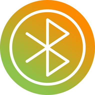 bluetooth web simge vektör çizim