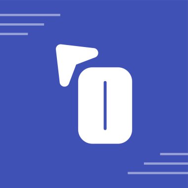 ok simgesi, vektör illüstrasyonu 