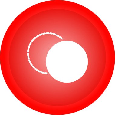 Basit grafik çember vektör illüstrasyonu