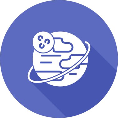 Gezegen simge vektör çizim 