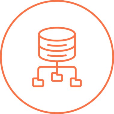 Büyük Veri Analizi vektör resimleme simgesi