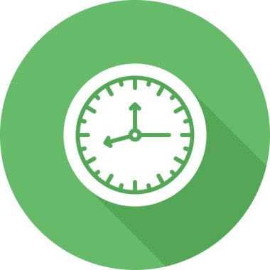 Saat. Web simgesi basit illüstrasyon 