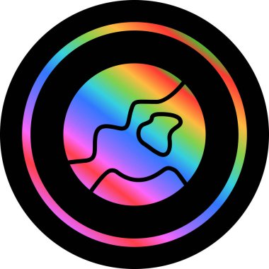 Küresel simge vektör illüstrasyonu 