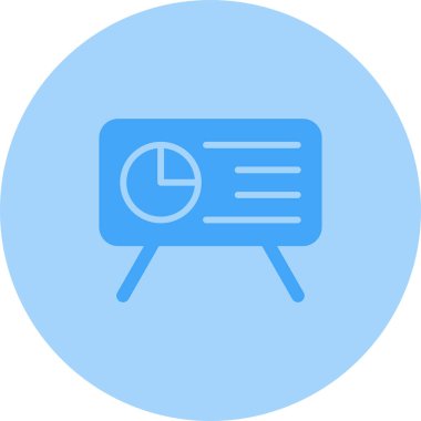 Sunum. Web simgesi basit tasarım