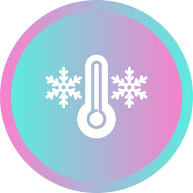 termometre simgesi, vektör illüstrasyonu basit tasarım 