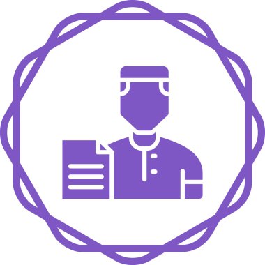 user icon, vector illustration simple design