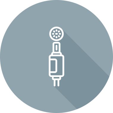 elektrik prizi simgesi. Web illüstrasyonu