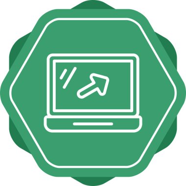 İmleç modern simgesinin vektör illüstrasyonu