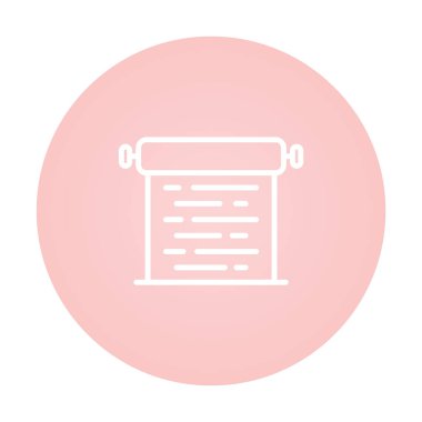 Web simgesini basit illüstrasyonla kaydır