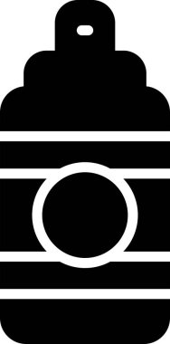 Losyon şişesi simgesi, basit vektör illüstrasyonu