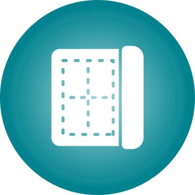 Web tasarımı için kenar simgesi, ayırıcı satır vektör işareti 