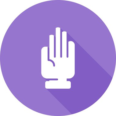 el simgesi, vektör illüstrasyonu basit tasarım