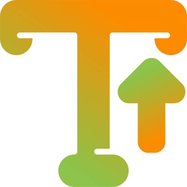 Typography web simgesi vektör illüstrasyonu