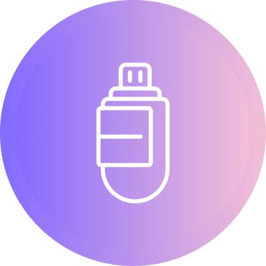 usb simgesi, web tasarımı için illüstrasyon