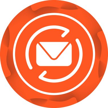 Yanıt, e- posta ileti vektör simgesi 