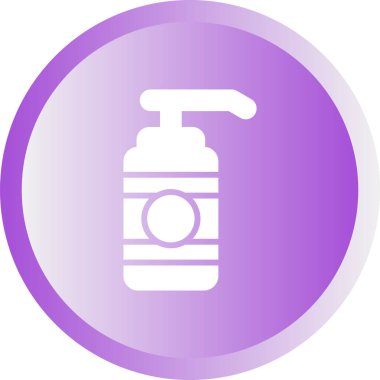 Losyon şişesi simgesi, basit vektör illüstrasyonu