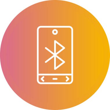 bluetooth web simge vektör çizim