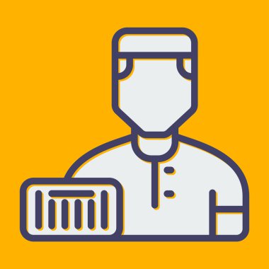 user icon, vector illustration simple design