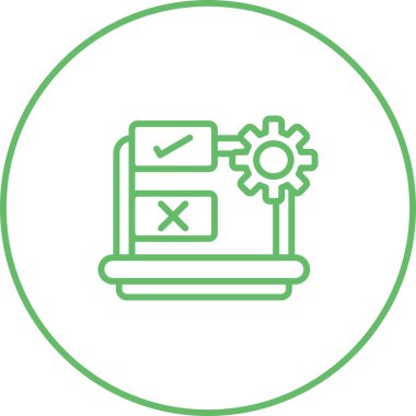 Kullanıcı Deneme Simgesi Beyaz Arkaplanda İzole Edildi 