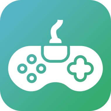 oyun denetleyici simgesi, vektör illüstrasyonu