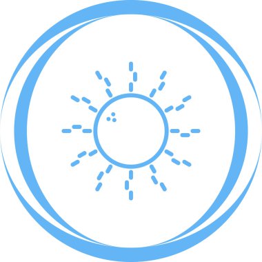 güneş web simgesi basit tasarım 