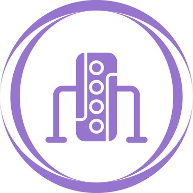 İstemci Sunucu Web simgesi vektör çizimi