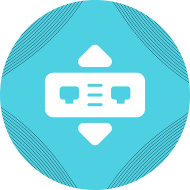 Ağ Köprüsü Vektör Simgesi Beyaz Arkaplanda İzole Edildi 