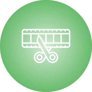 Makara simgesi vektör illüstrasyonu kesiliyor 