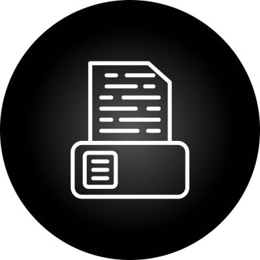 Depolama web simgesi, basit vektör illüstrasyonuName 