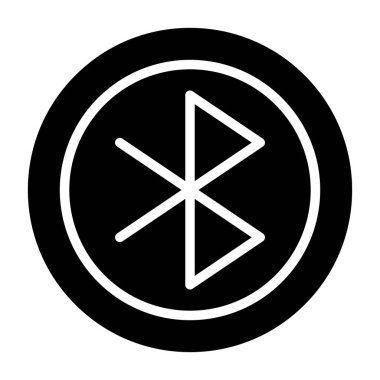 bluetooth web simge vektör çizim