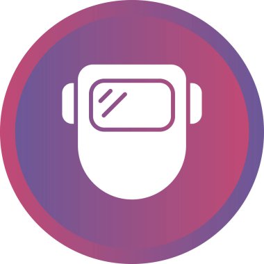 Kaynak maskesi simgesinin web illüstrasyonu