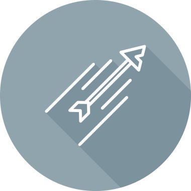 ok simgesi, vektör illüstrasyonu 