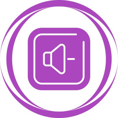 Down Square Simgesi, basit vektör illüstrasyonu 