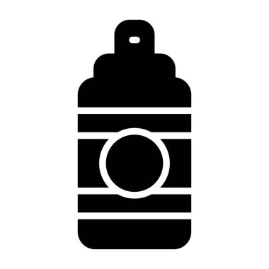 Losyon şişesi simgesi, basit vektör illüstrasyonu