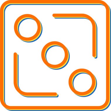 zar simgesinin vektör illüstrasyonu