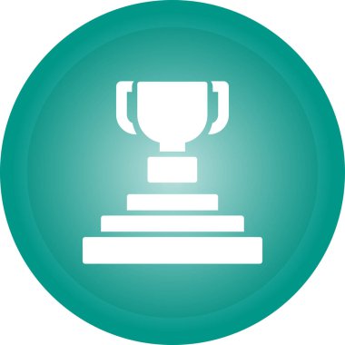 kupa simgesi, web basit illüstrasyon