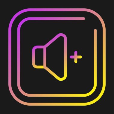 Ses hoparlörü web illüstrasyonu