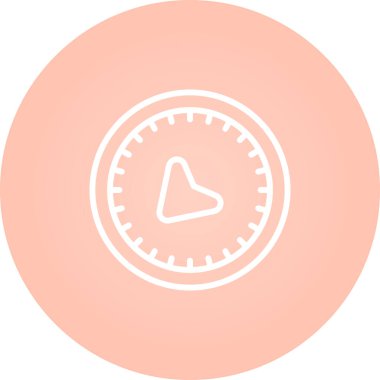 pusula web simgesi tasarımı çizimi