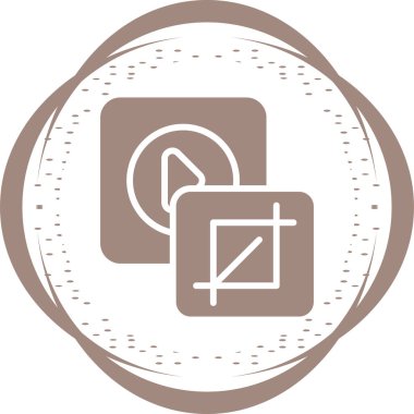 Ekin. Web simgesi basit illüstrasyon