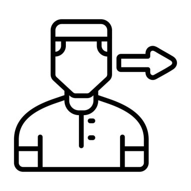 user icon, vector illustration simple design