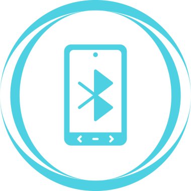 bluetooth web simge vektör çizim