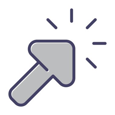 Simge, vektör illüstrasyonu basit tasarımı seç