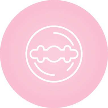 Anahtar deliği web simgesi, basit illüstrasyon 