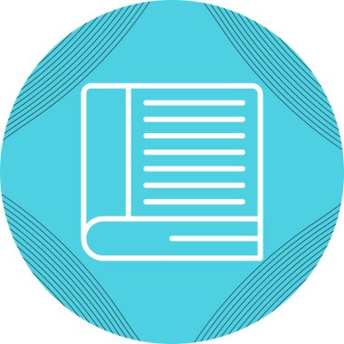 kitaplar düz simge, vektör illüstrasyonu