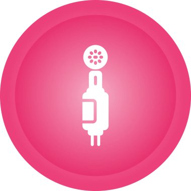 elektrik prizi simgesi. Web illüstrasyonu