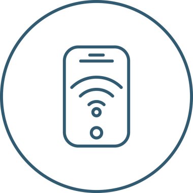 Kablosuz Bağlantı, Wi-Fi sinyal vektör simgesi