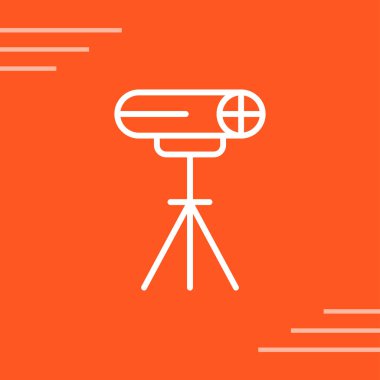 Rüzgar Makinesi simgesi, vektör illüstrasyonu 