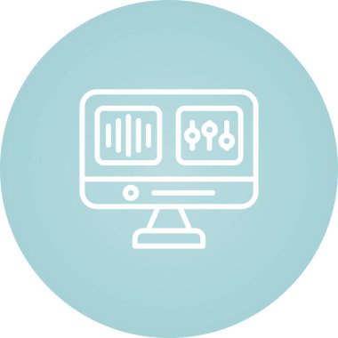 vektör simgesi Ses Düzenleme, illüstrasyon 